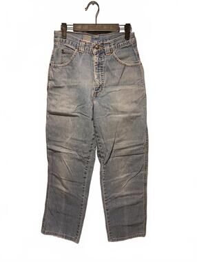 Lands End Jeans Women's Blue Light Wash High Rise Mom Jeans Size 4